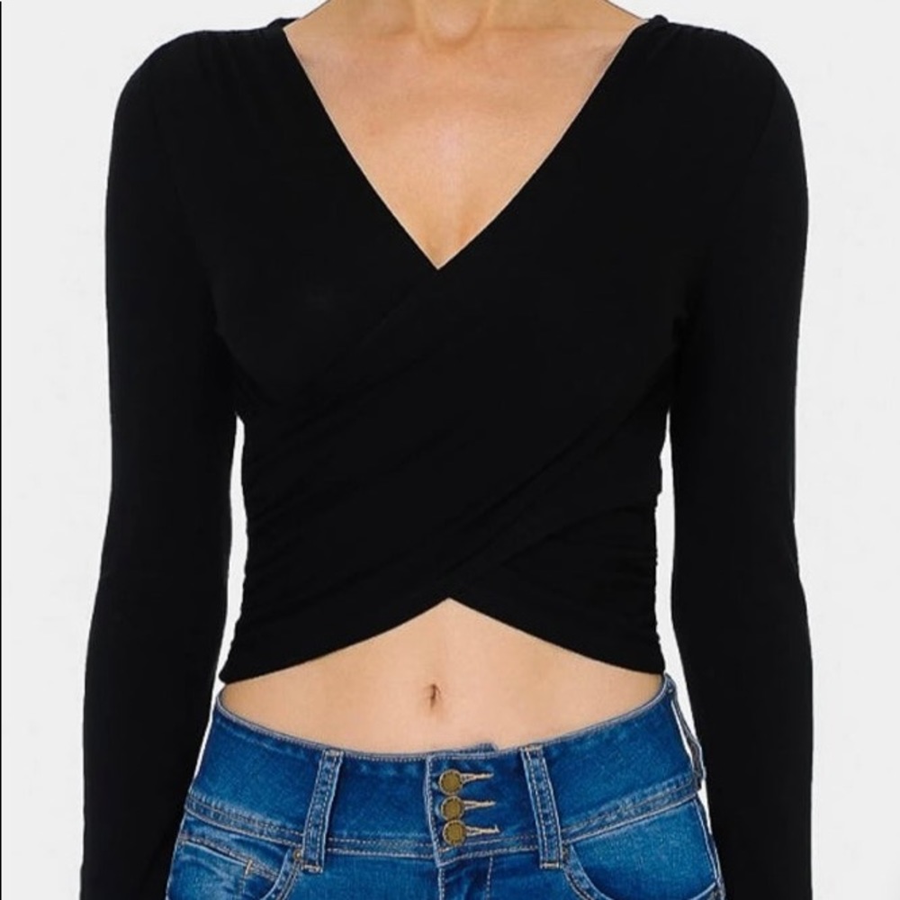 Long Sleeve Crop Top